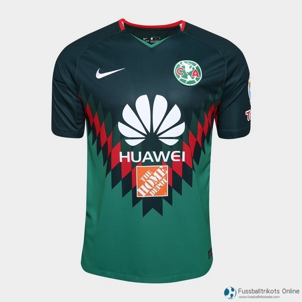 Club América Trikot Gedenkausgabe 2017-18 Grün Fussballtrikots Günstig